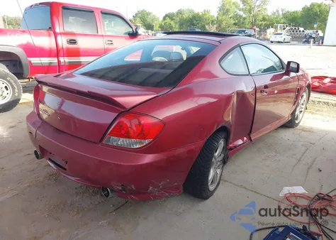 2005 Hyundai Tiburon Gs from USA, damaged, VIN KMHHM65DX5U168472